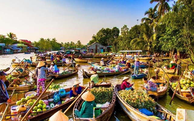 Tour du lịch miền Tây: check in tại top 6 phiên chợ nổi độc đáo nhất